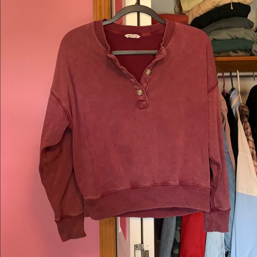 Henley Sweatshirt